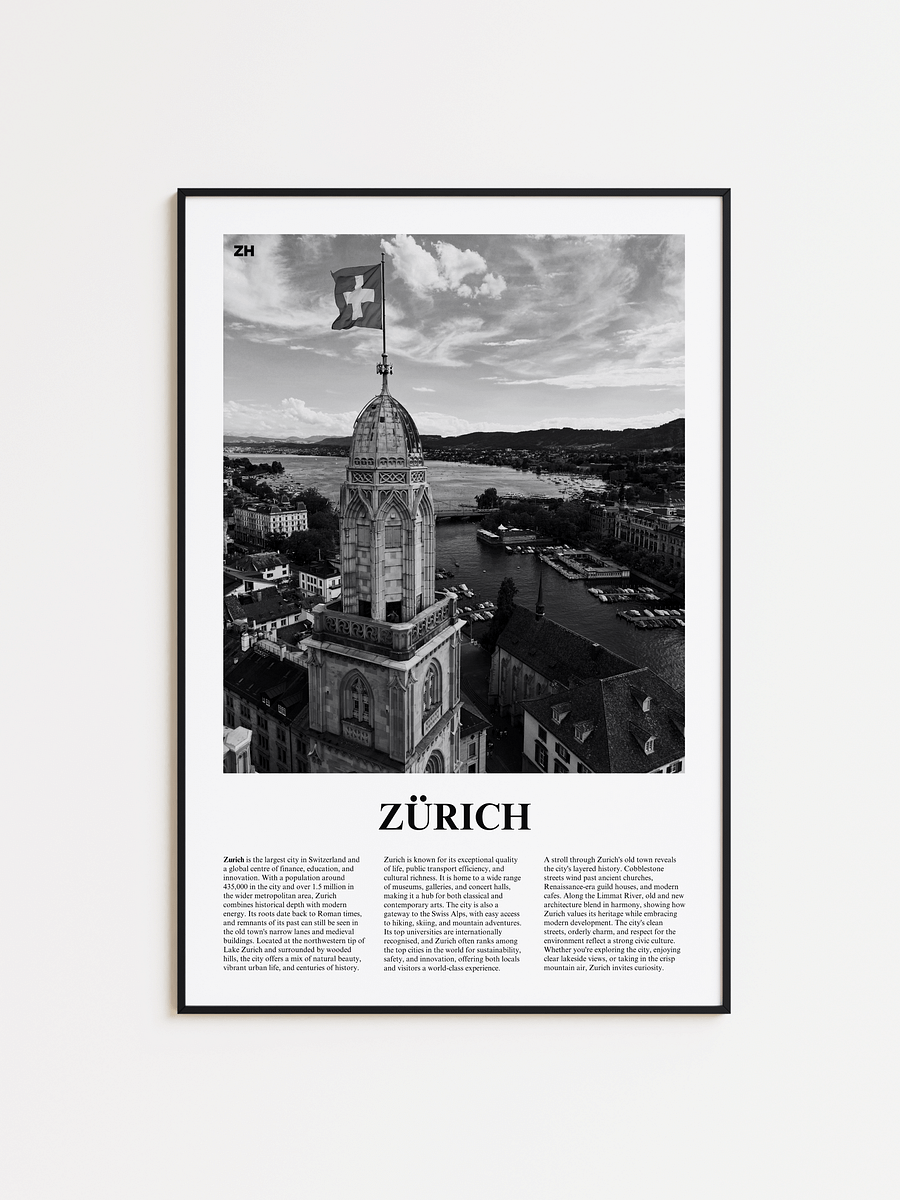 Zurich 01 Newspaper Poster product image (1)