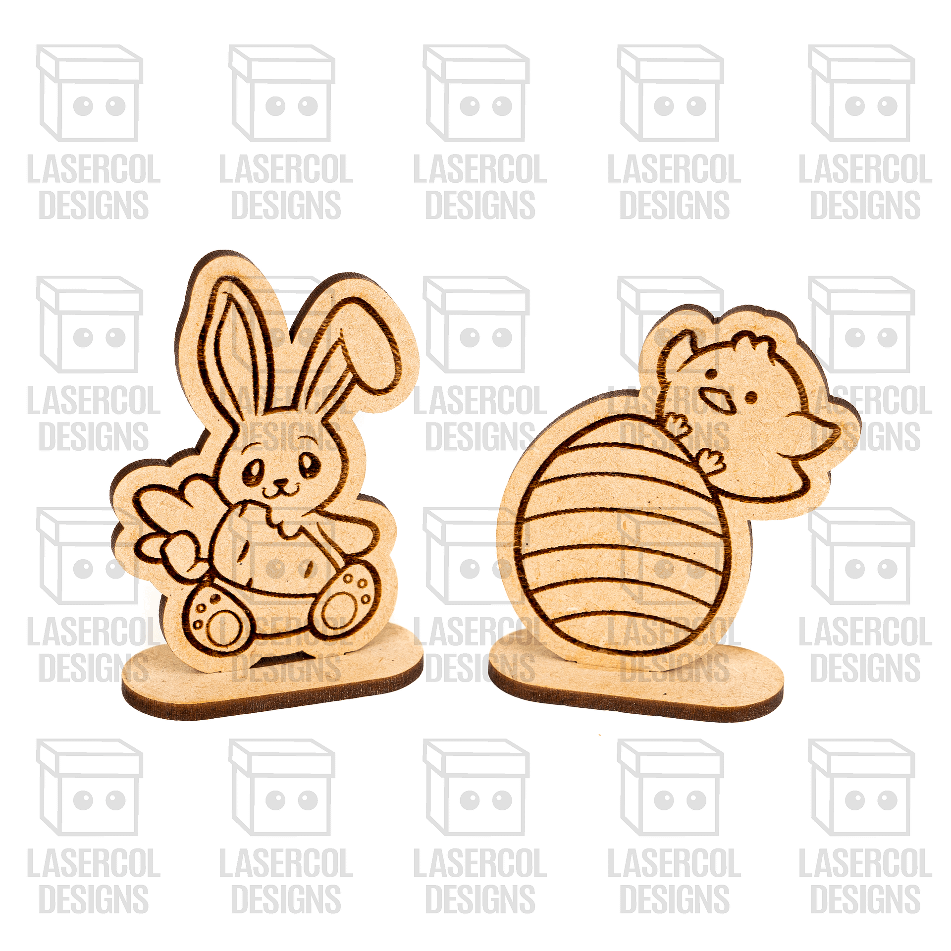 Easter Cutouts With Base Set 1 - Laser Cut Files product image (6)