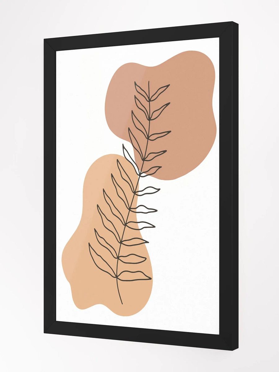 Elegant Leaves Framed Matte Poster product image (9)