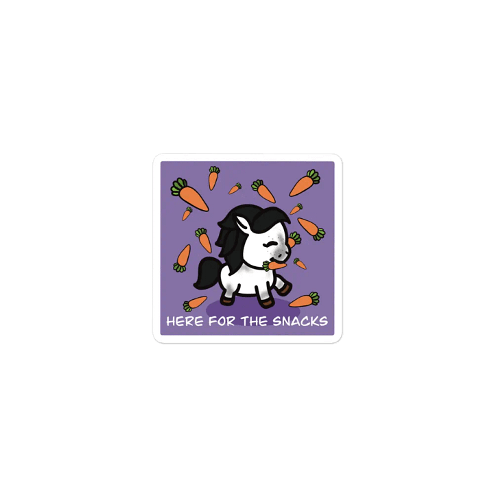 Here For The Snacks Magnet product image (1)