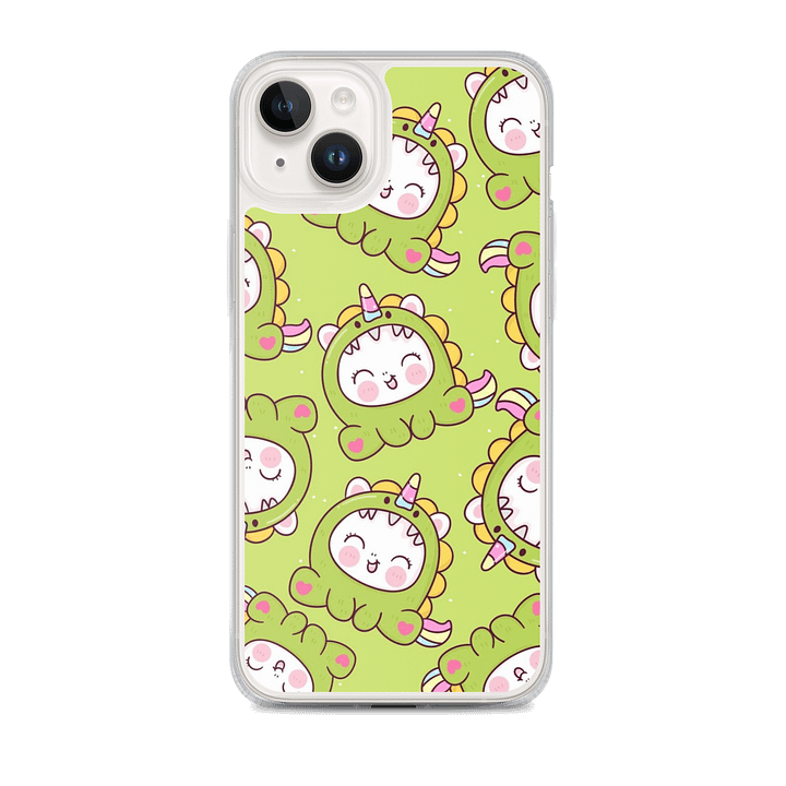 Dino-Unicorn Party iPhone Case product image (1)