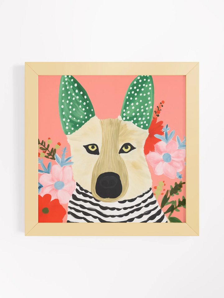 Whimsical Canine Chic Framed Poster product image (6)