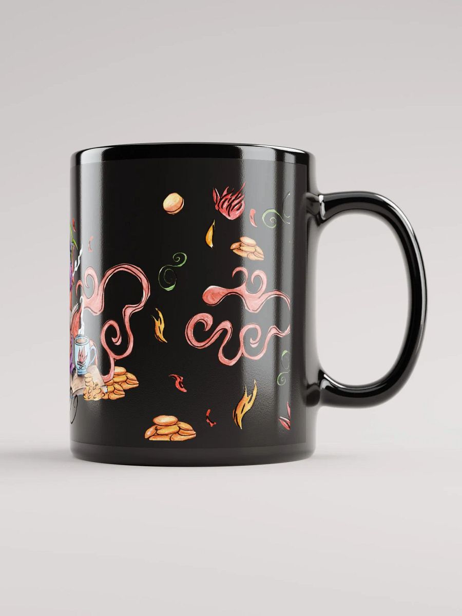 Learning to Breathe Fire Dragon 11 oz Black Mug product image (3)