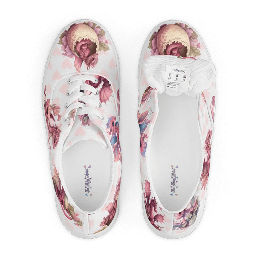 Whimsical Dragon Fantasy Lace-Up Shoes product image (6)