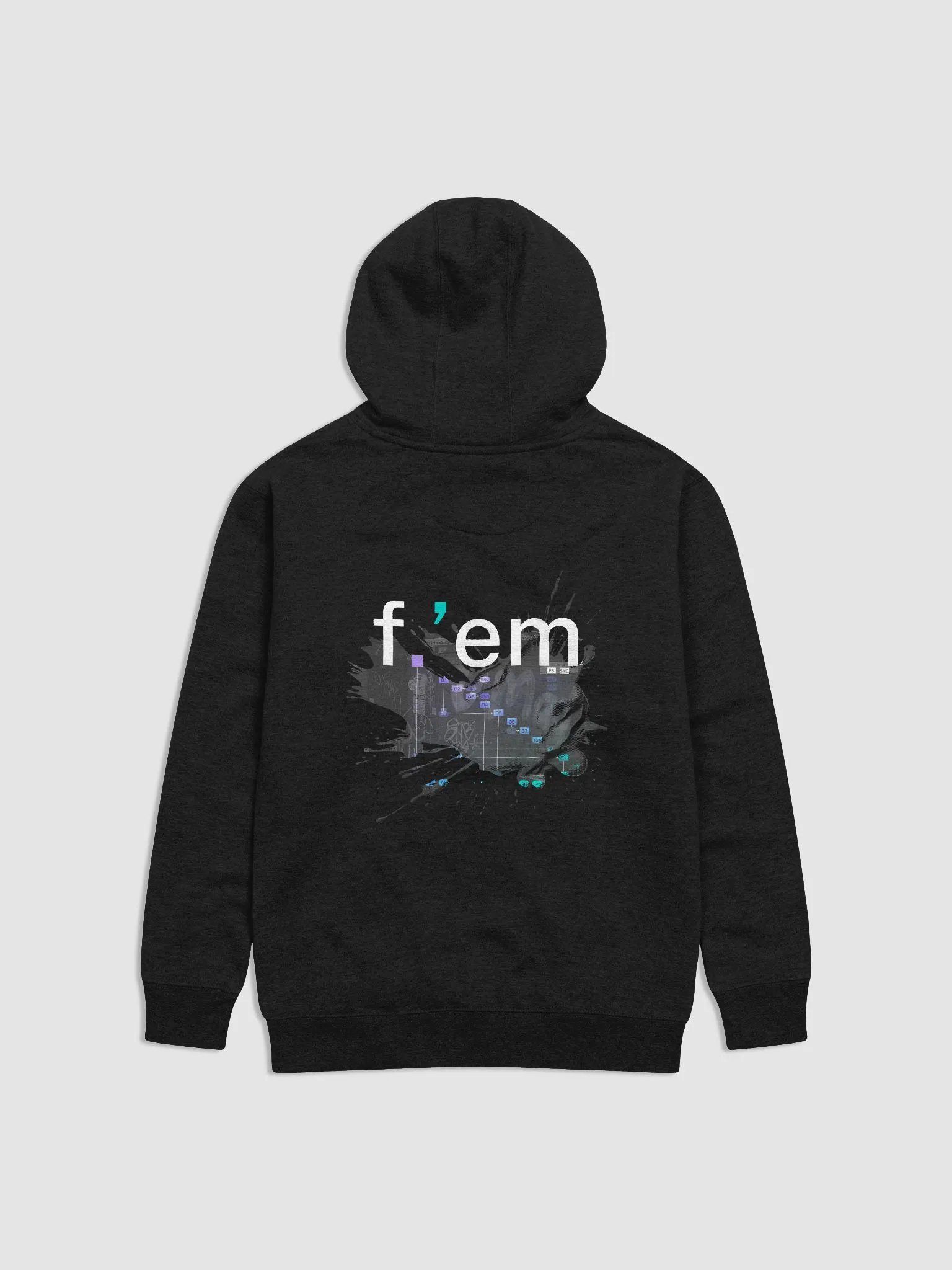F-em Unisex Premium Hoodie - back product image (2)