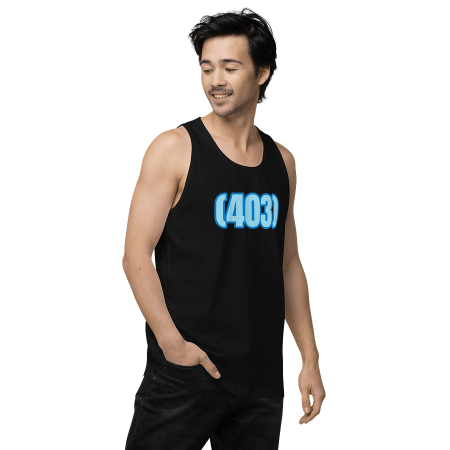 Bold Blue 403 Men's Tank Top-Area Code product image (3)