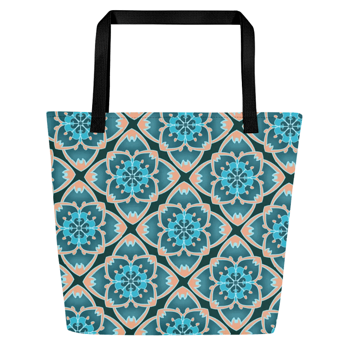 Beautiful Green Pillow Pattern All Over Print Tote product image (2)