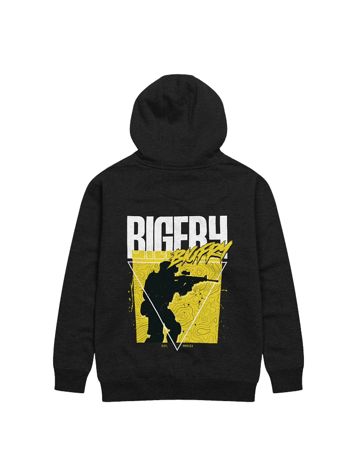 BIGFRY™ | TOPOGRAPHY HOODIE (BLACK) product image (2)