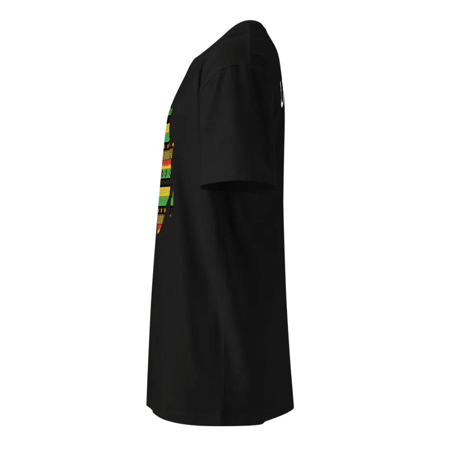 Uhuru - Men's Black Colourful African Map Tee product image (3)