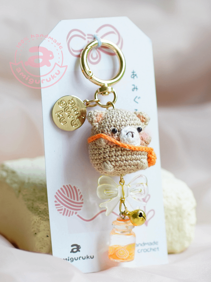 Sling Bag Beige Bear - Keychain product image (2)