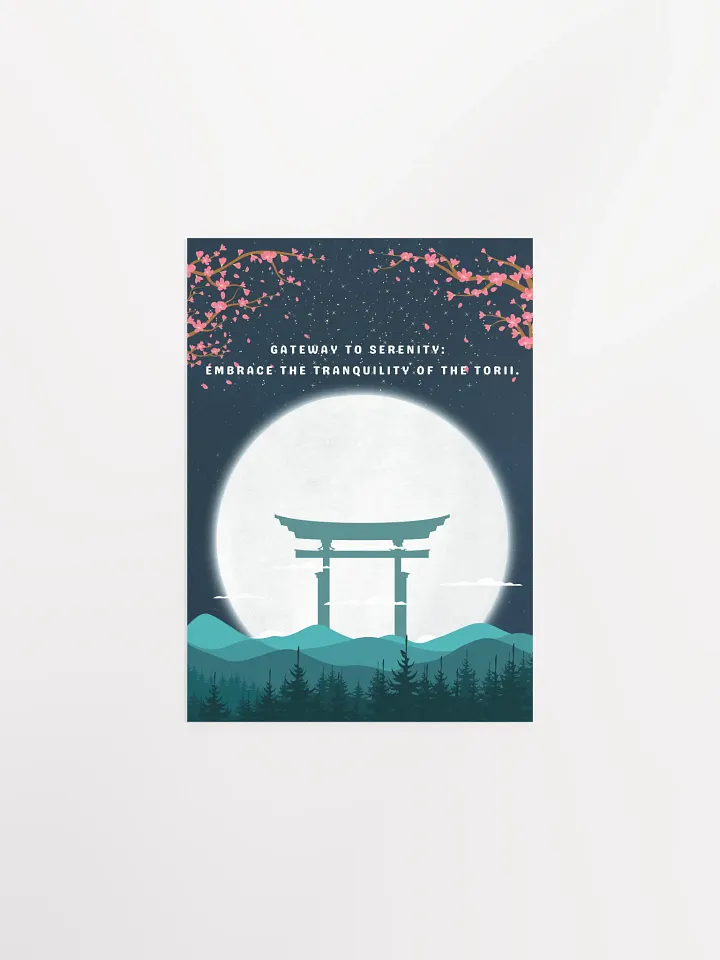 Tranquil Torii Moonlight Poster product image (1)