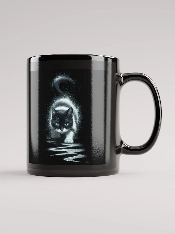 Mystic Blue-Eyed Cat Lovers Black Mug product image (1)