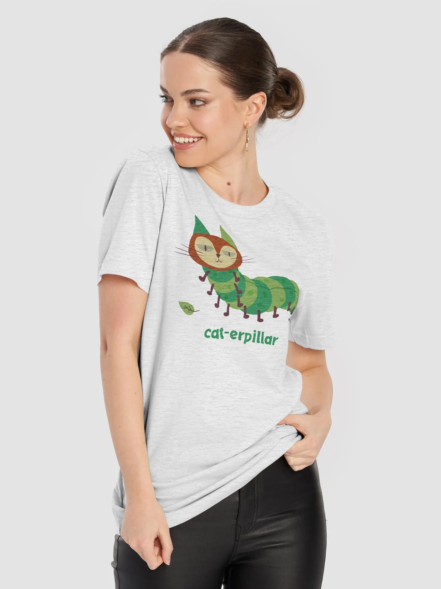 Cat-erpillar Lightweight Unisex T-Shirt product image (5)