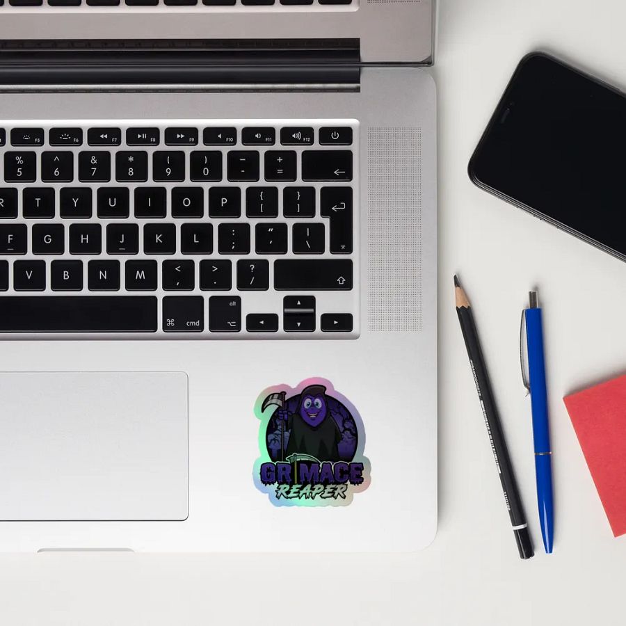Grimace Reaper Holographic Sticker product image (12)