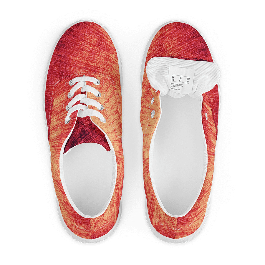 Radiant Burst Lace-Up Canvas Shoes product image (7)