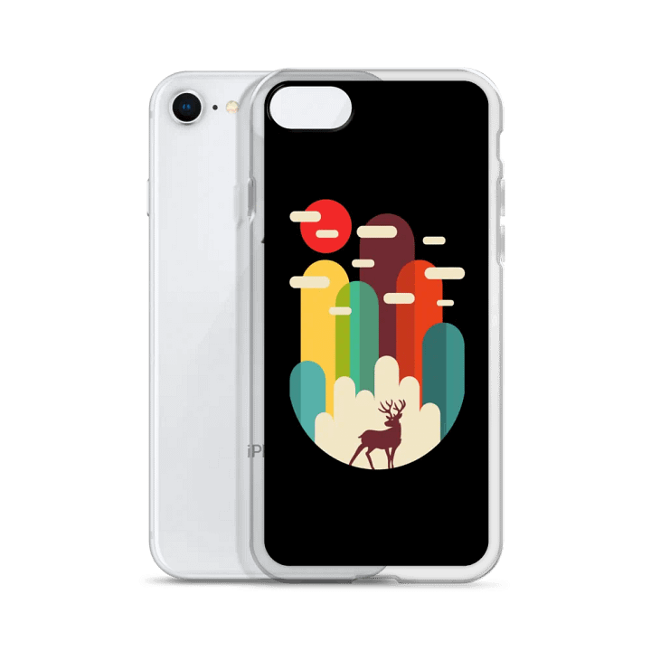 Mystic Deer Clear iPhone Case product image (51)