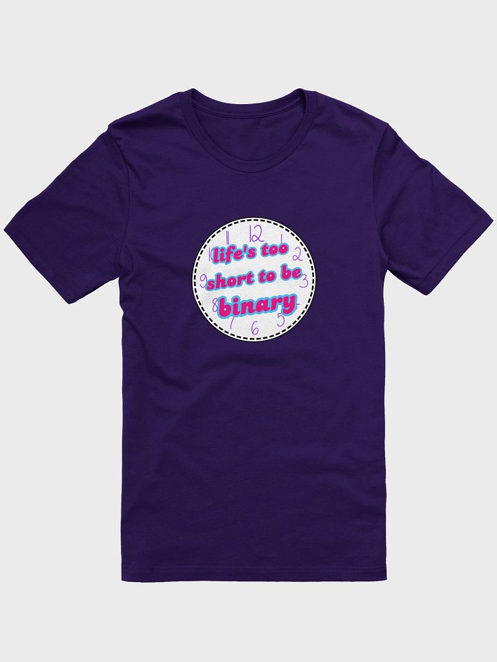 life's too short to be binary androgyne t-shirt product image (1)