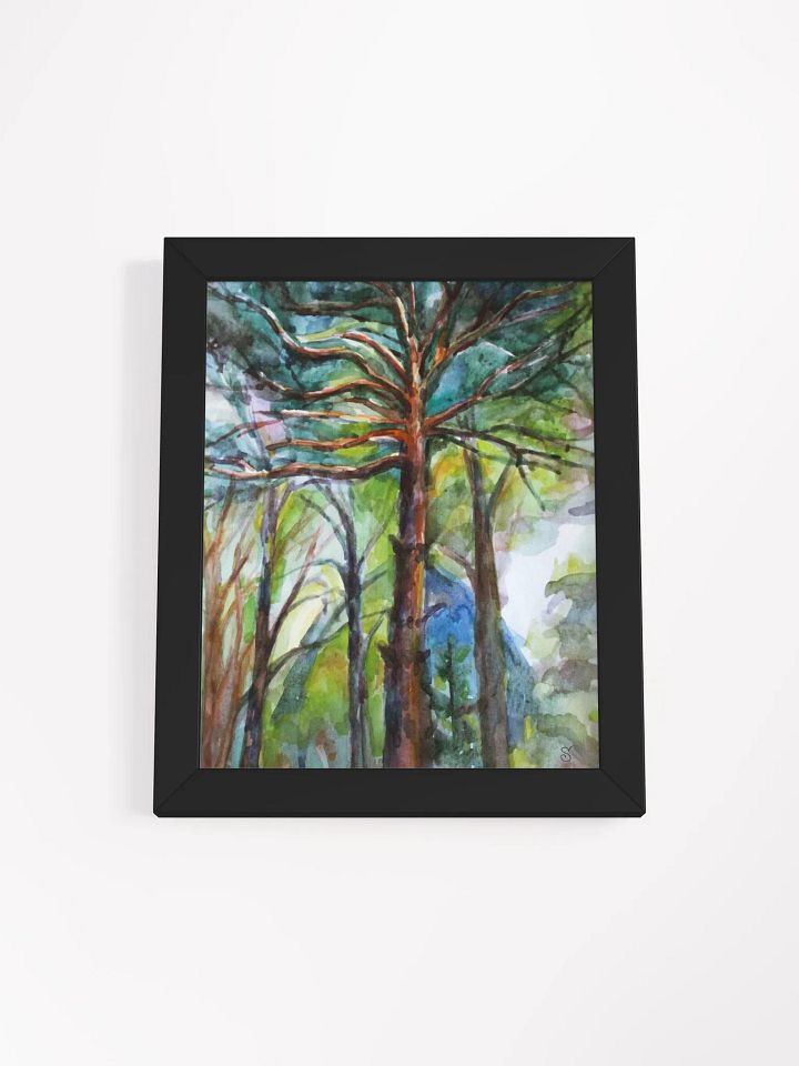 Enchanted Forest Watercolor Poster - Dacha Pine product image (2)
