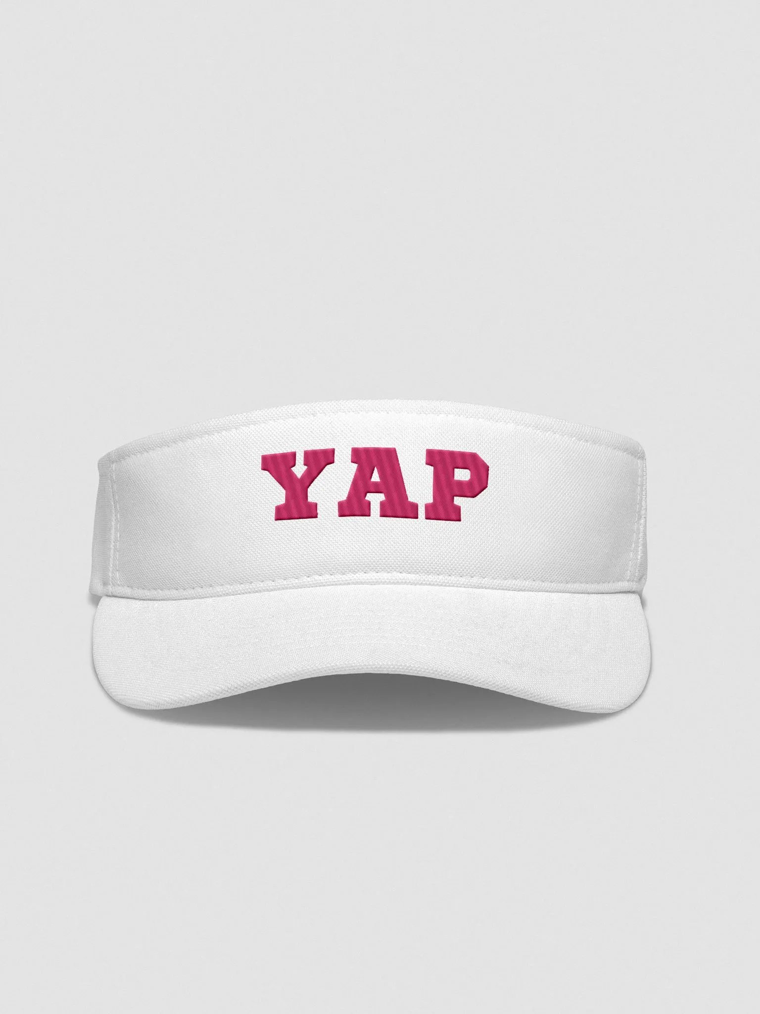 YAP embroidered visor product image (1)