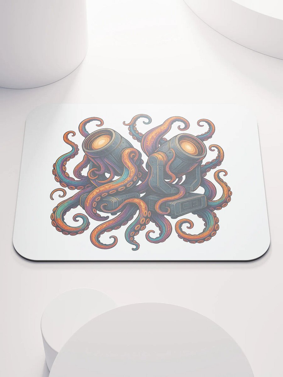Theatrically Jerry: "Tangled Up" Octopus Moving Head Light Mouse Pad product image (1)
