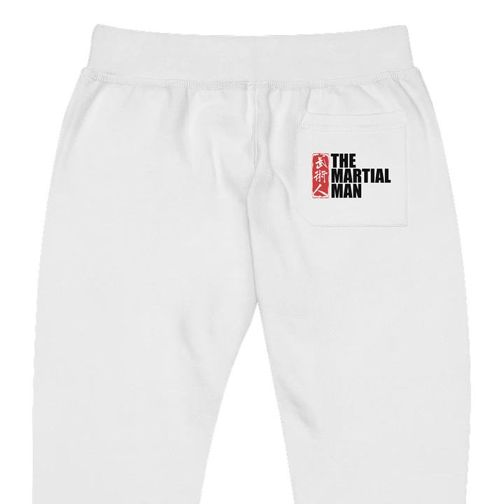 The Martial Man - White Joggers product image (1)
