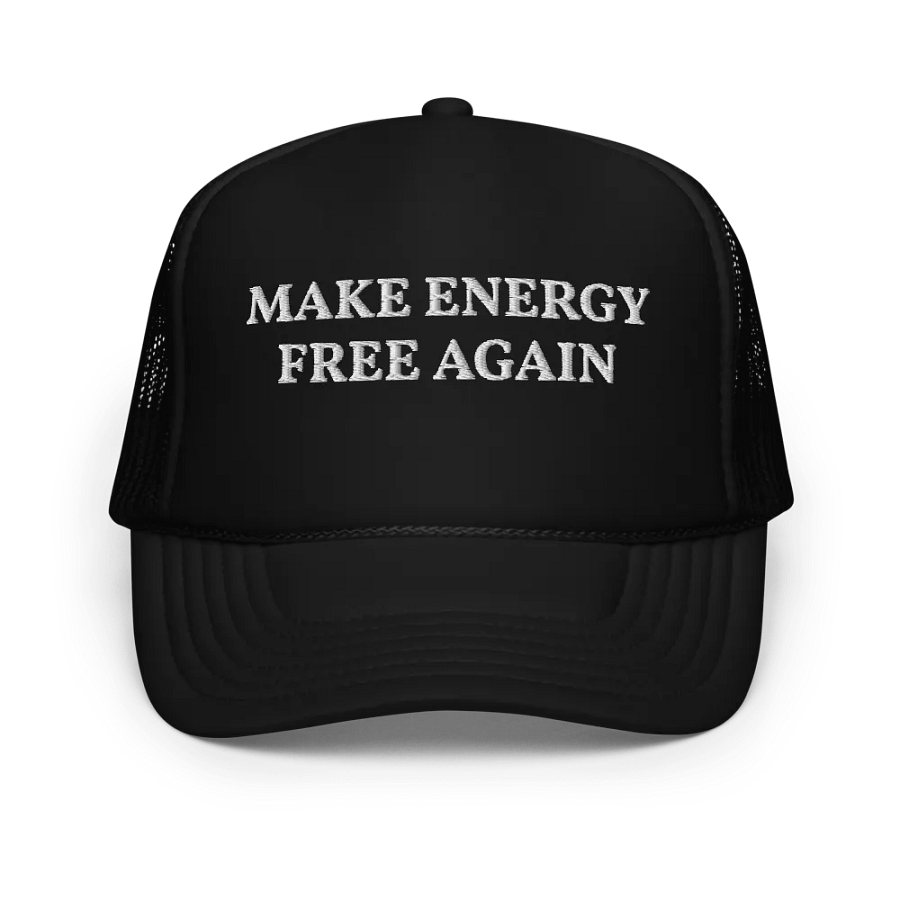 Make Energy Free Again - Embroidered Trucker Hat Cap product image (1)