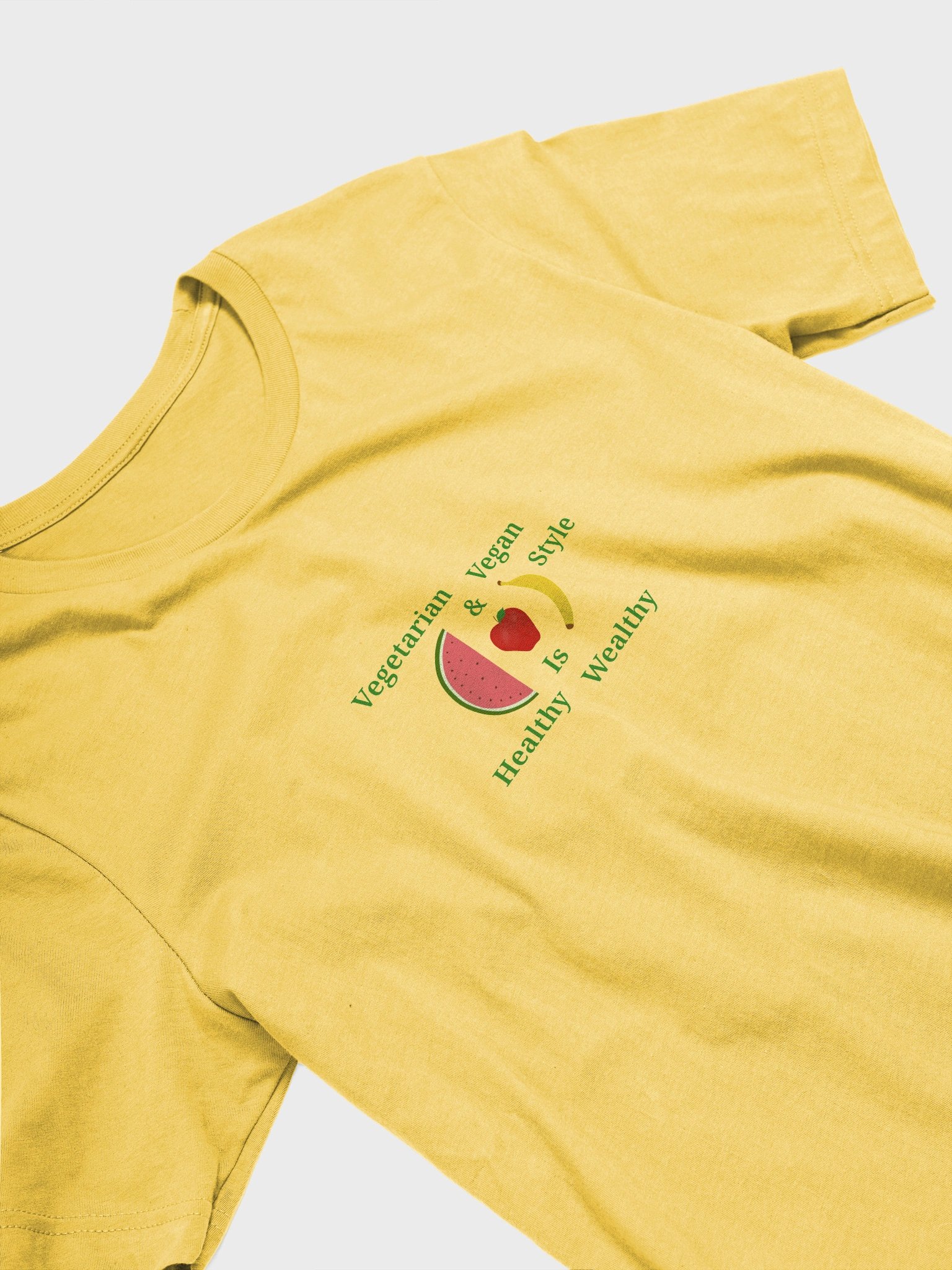 Healthy Is Wealthy Vegan T-Shirt product image (3)