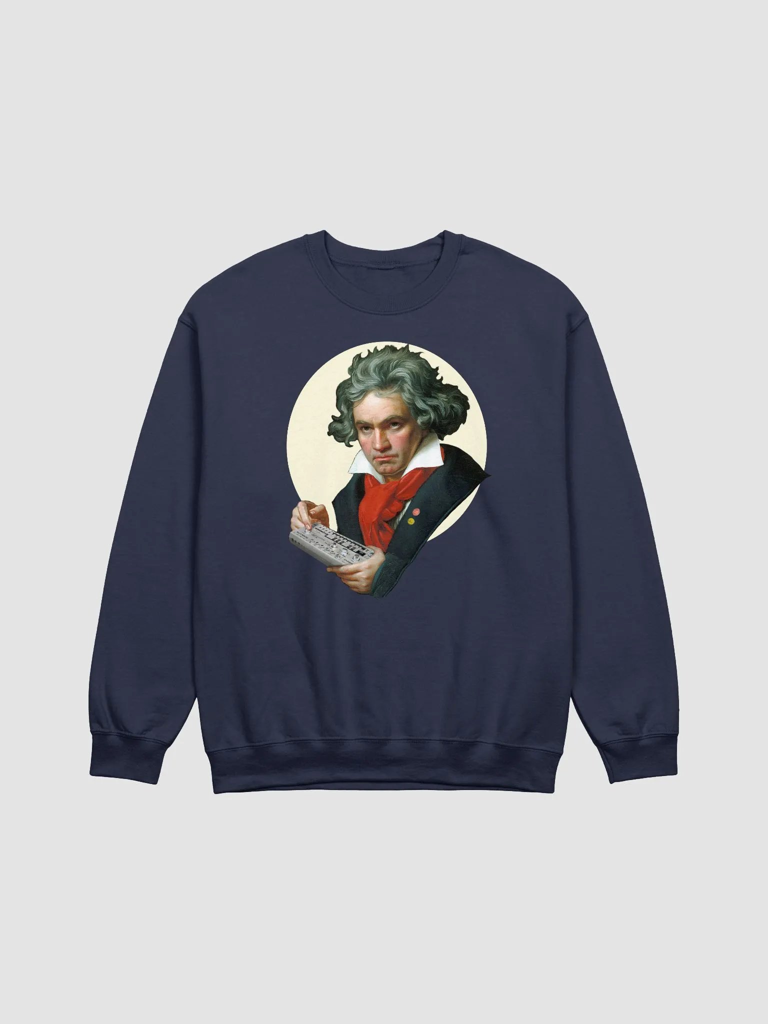 Roland van Beethoven by Frank Fonik (TB 303), Techno EDM Classic Crewneck Sweatshirt product image (2)