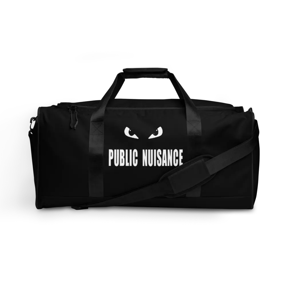 Public Nuisance: Black Block Duffle Bag product image (1)