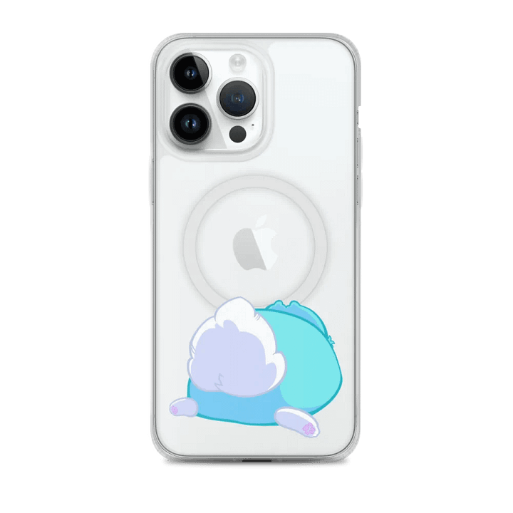 Sploot Bunny iPhone® MagSafe® Clear Case product image (2)