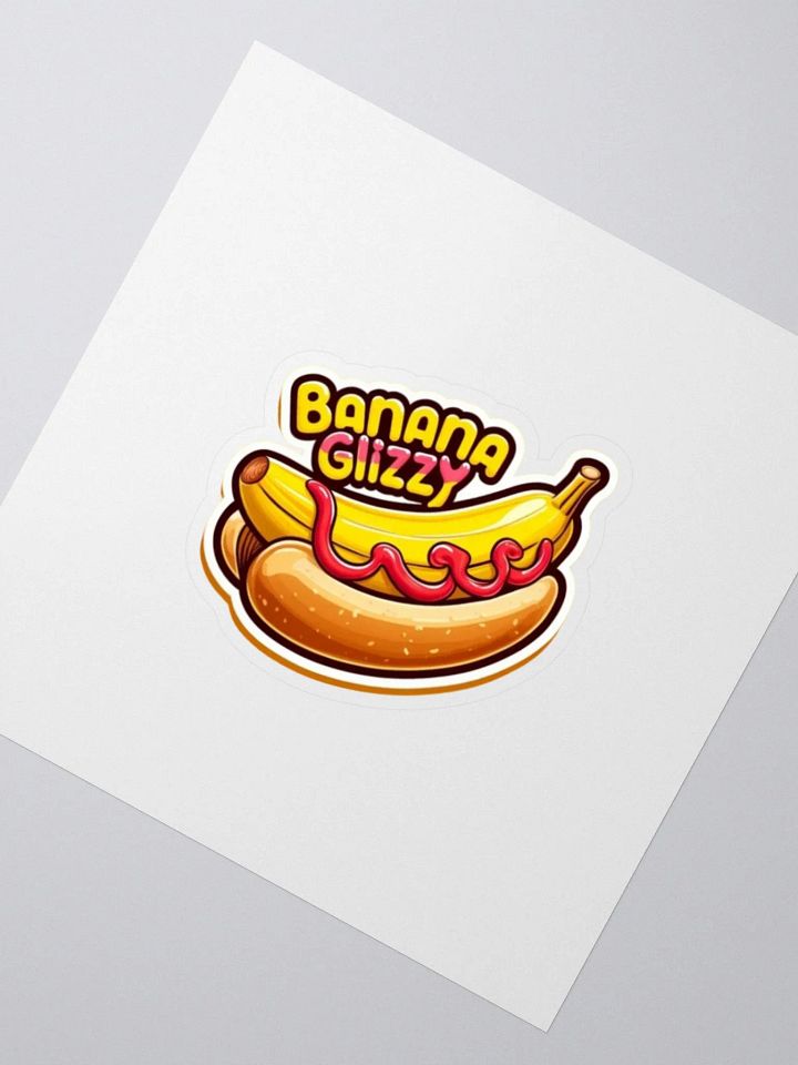 Banana Glizzy sticker product image (6)