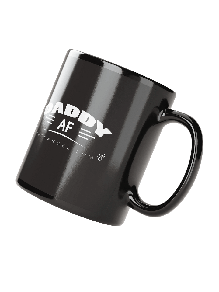 [Buck Angel Shop] Daddy AF - Glossy Black Ceramic Mug product image (4)