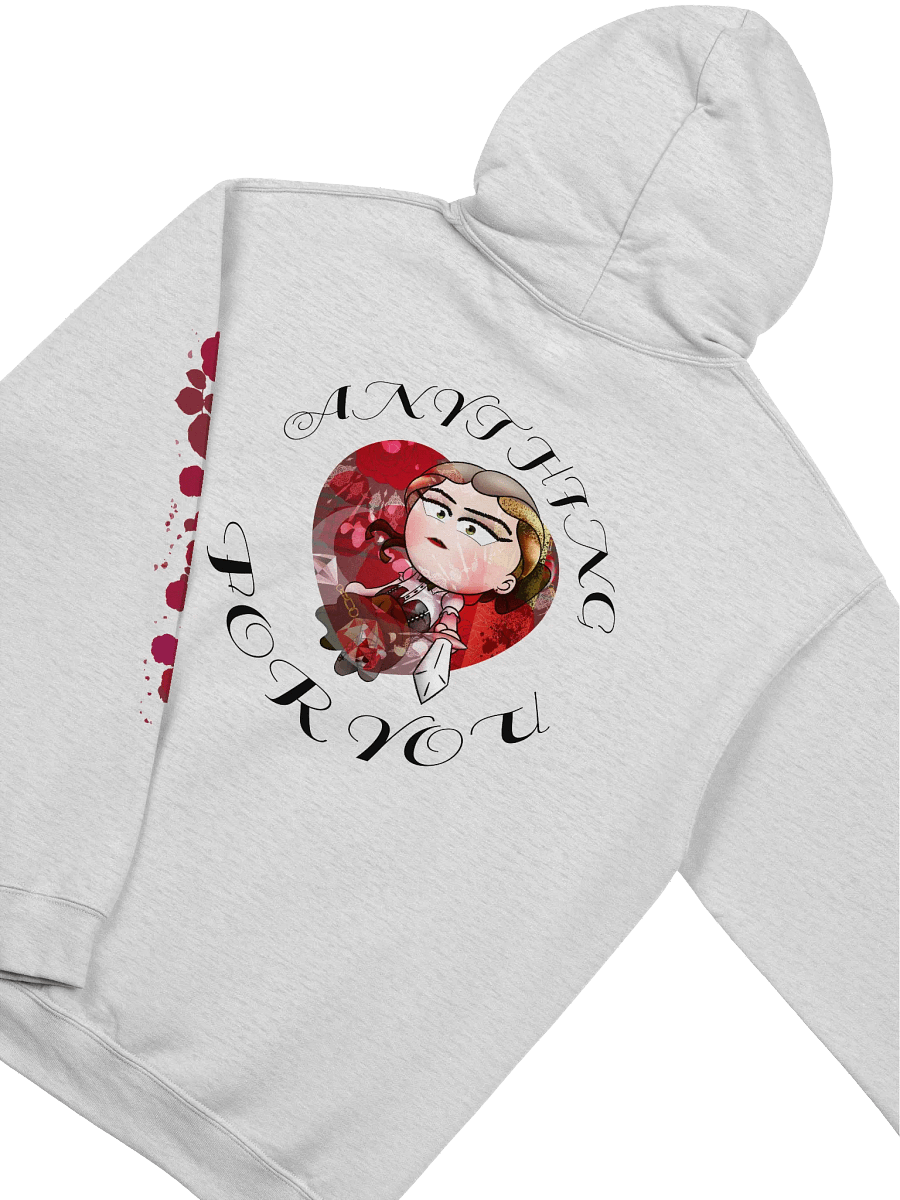 "ANYTHING FOR YOU" Chibi Ingrid Hoodie (with black text) product image (7)