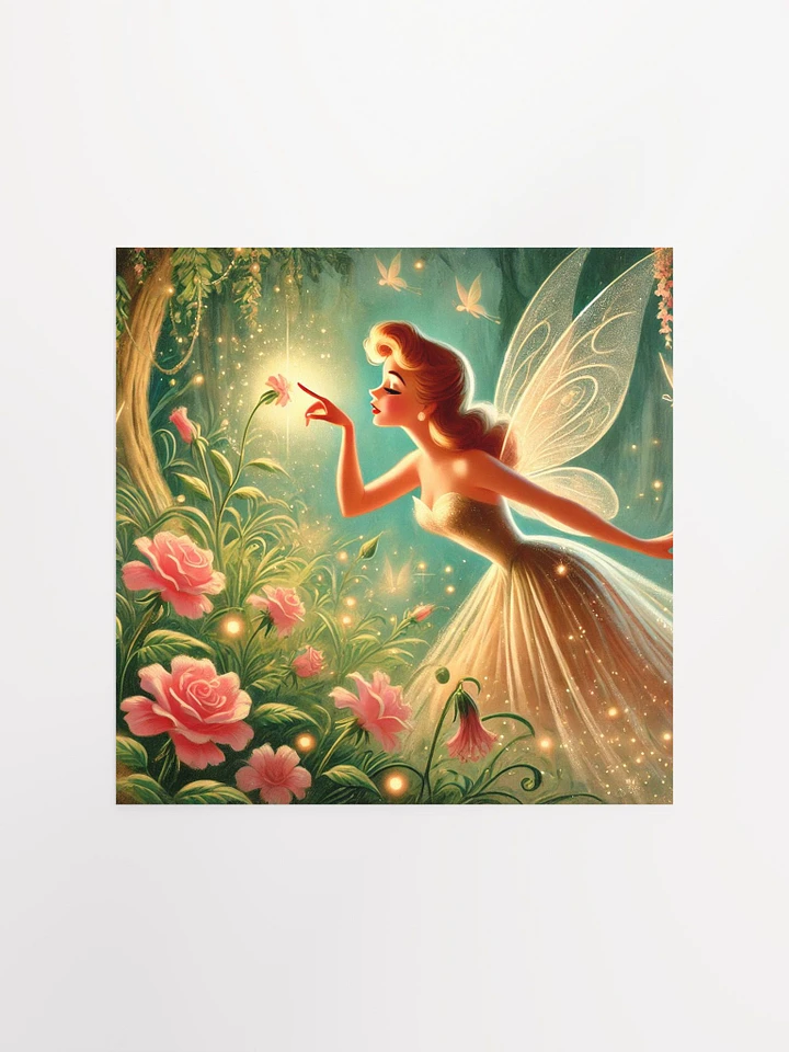 Enchanted Forest Flower Fairy Matte Poster product image (1)