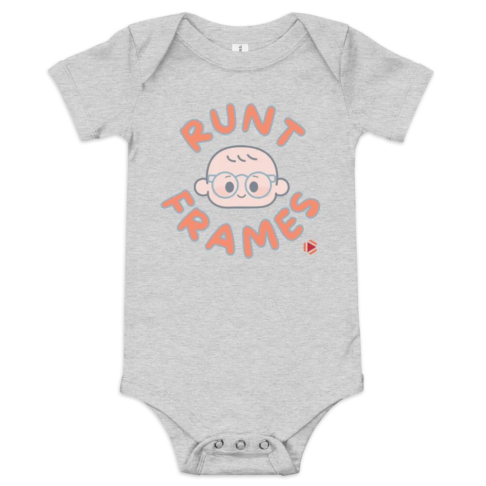 Cheerful Geek Baby Onesie - RUNT FRAMES Exclusive product image (1)