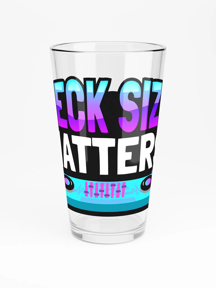 DECK SIZE MATTERS PINT GLASS product image (3)