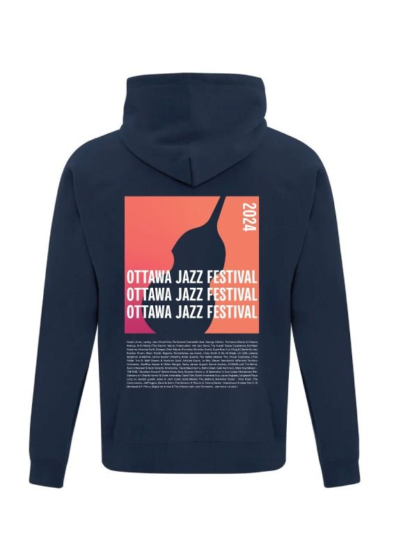 Ottawa Jazz Festival 2024 Hoodie Navy Blue product image (1)