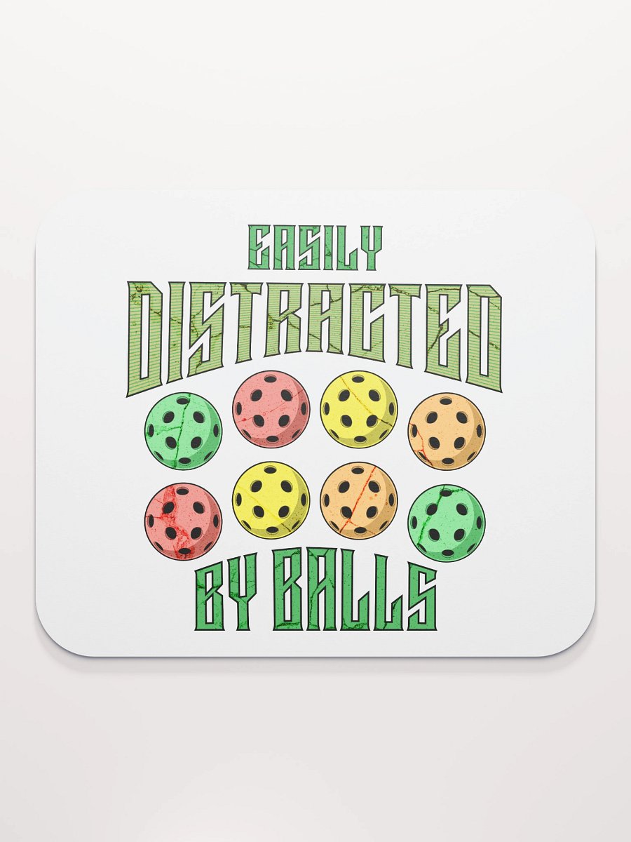 Easily Distracted By Balls Pickleball Mouse Pad product image (2)