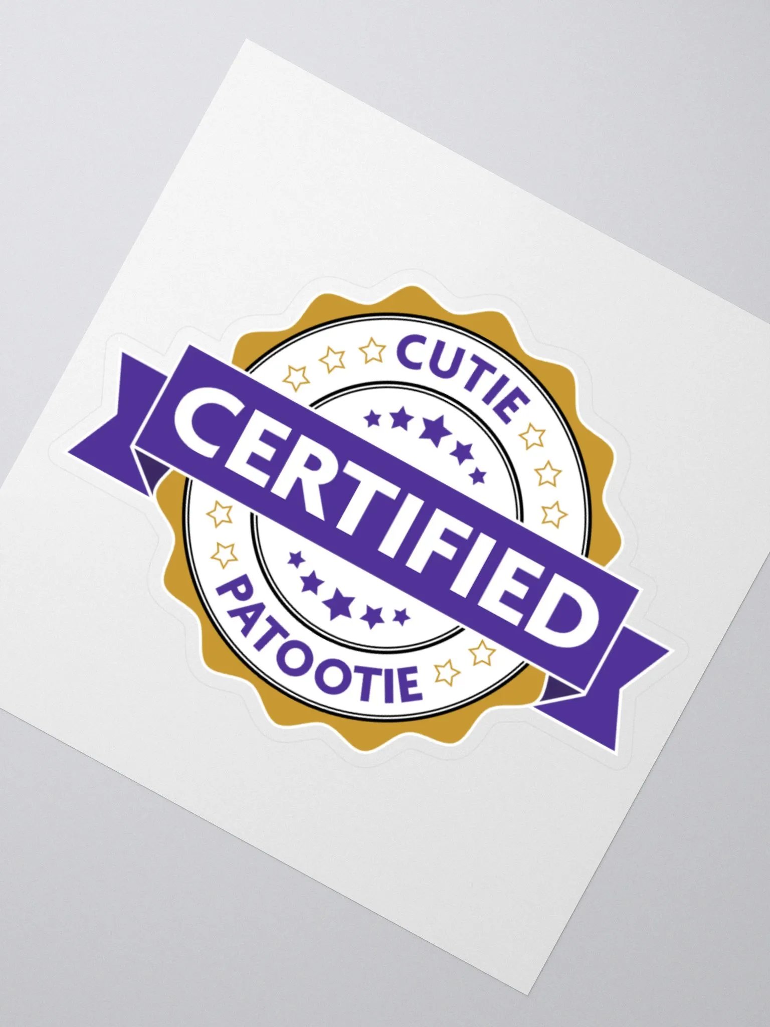 Certified Cutie Patootie Sticker product image (6)