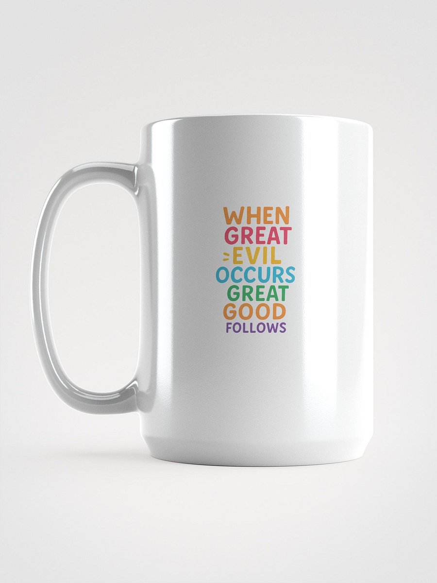 Nichiren Buddhism Mug – “When Great Evil Occurs, Great Good Follows” – Inspirational Ceramic Mug for Daily Practice product image (6)