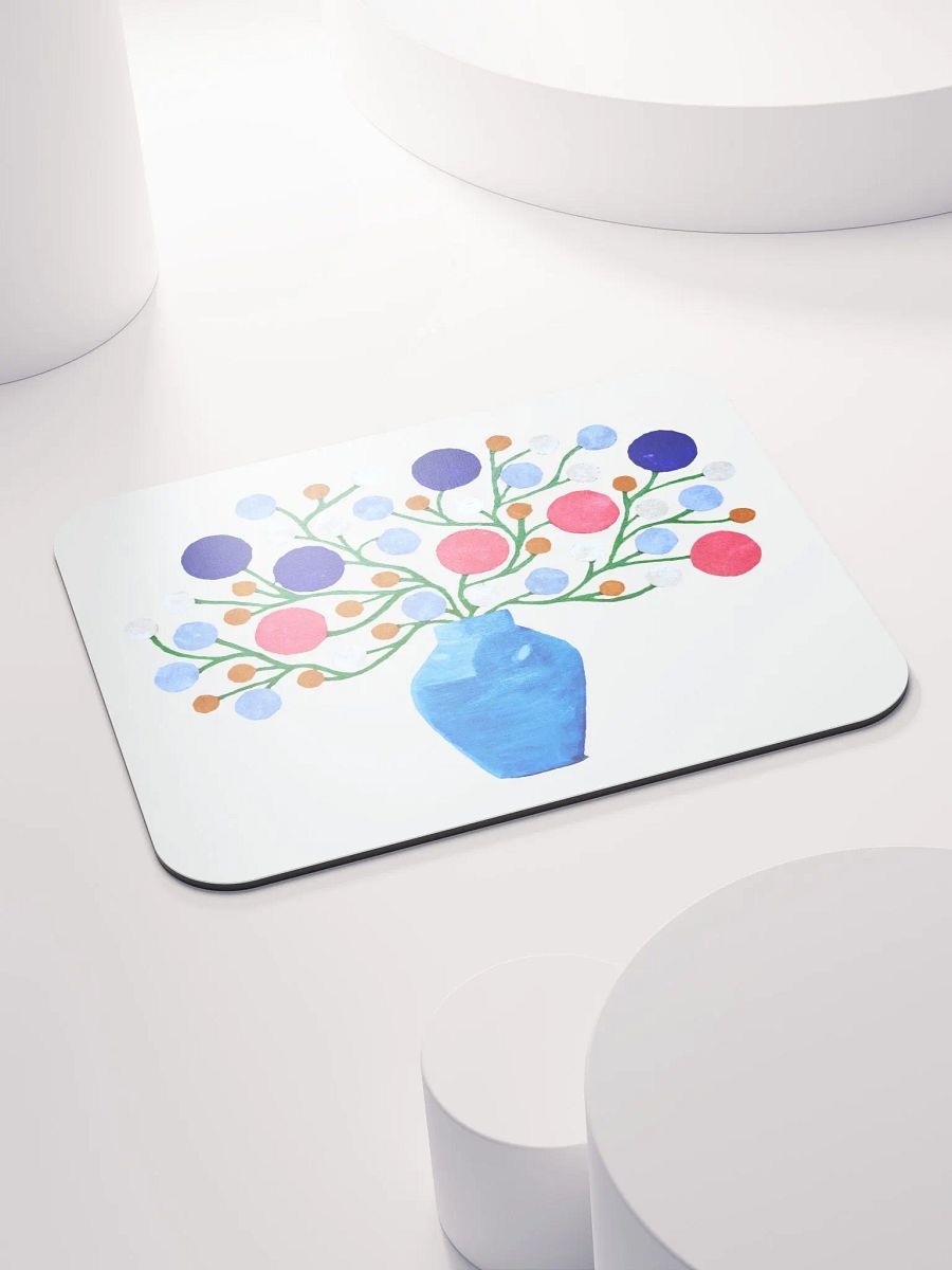 Abstract Flowers Mouse Pad product image (4)