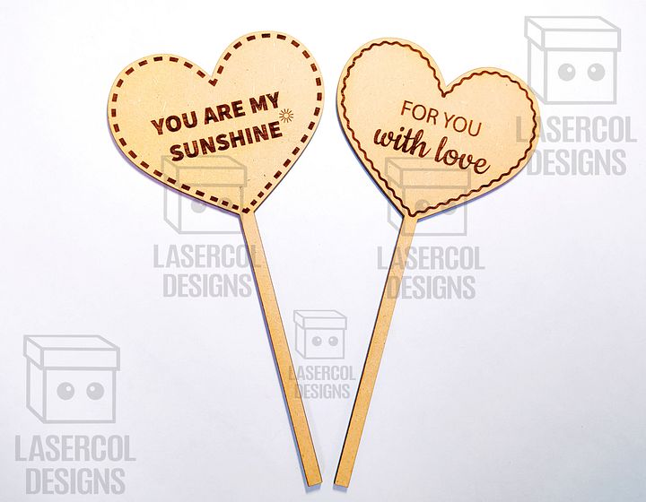 Hearts Bundle (Set 1-2-3-4) - Laser Cut Files product image (2)