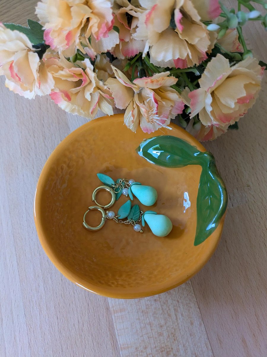 Pear Charm Earrings product image (5)