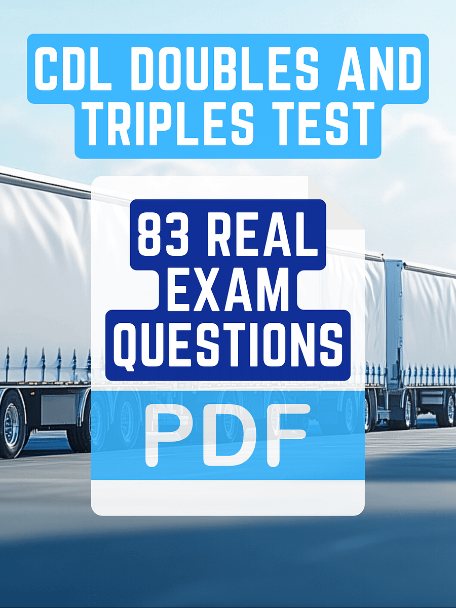 CDL Doubles and Triples Test (PDF-file) product image (1)