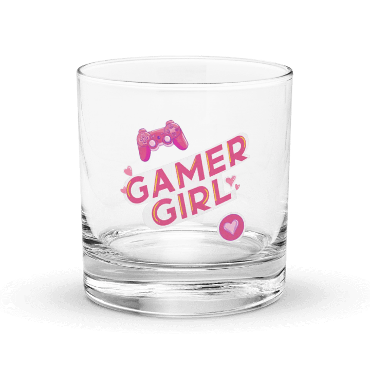 Gamer Girl Drinking Glass product image (1)