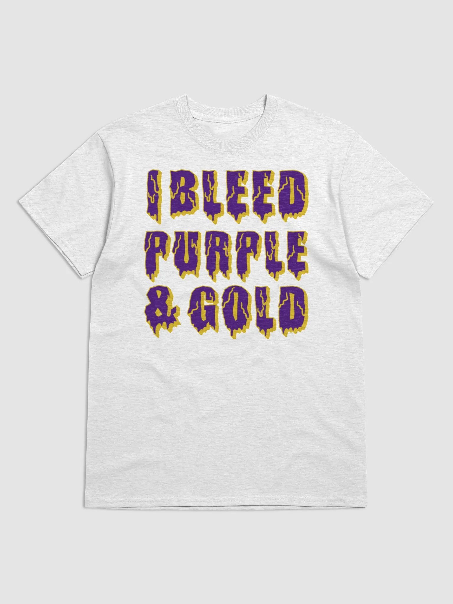 I BLEED PURPLE AND GOLD T-SHIRT product image (1)