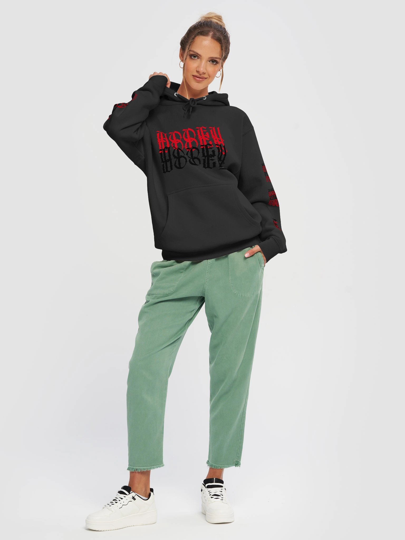 Dooey Red&Black Pete Hoodie product image (17)
