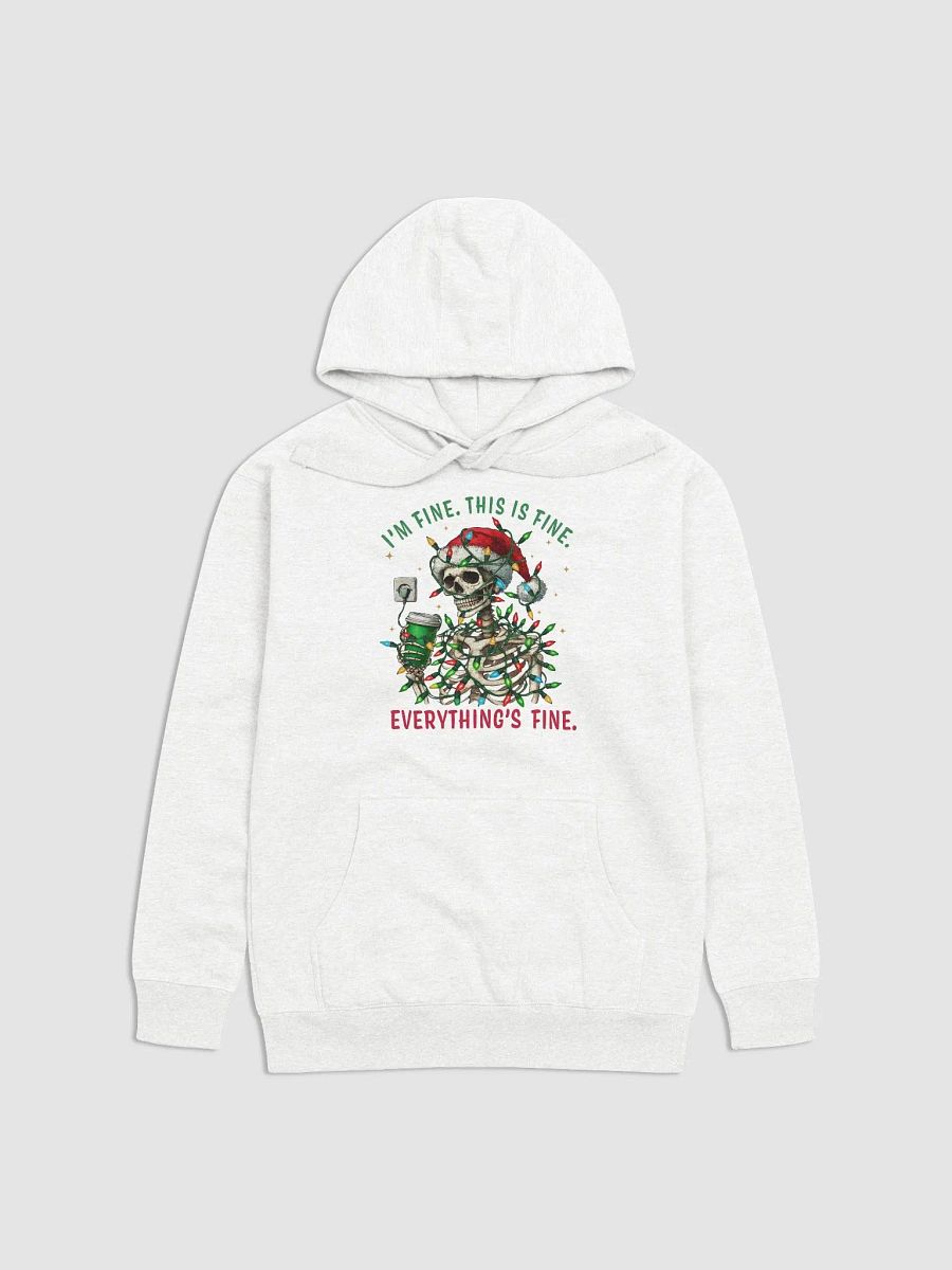 Funny Skeleton Santa Unisex Premium Hoodie product image (1)