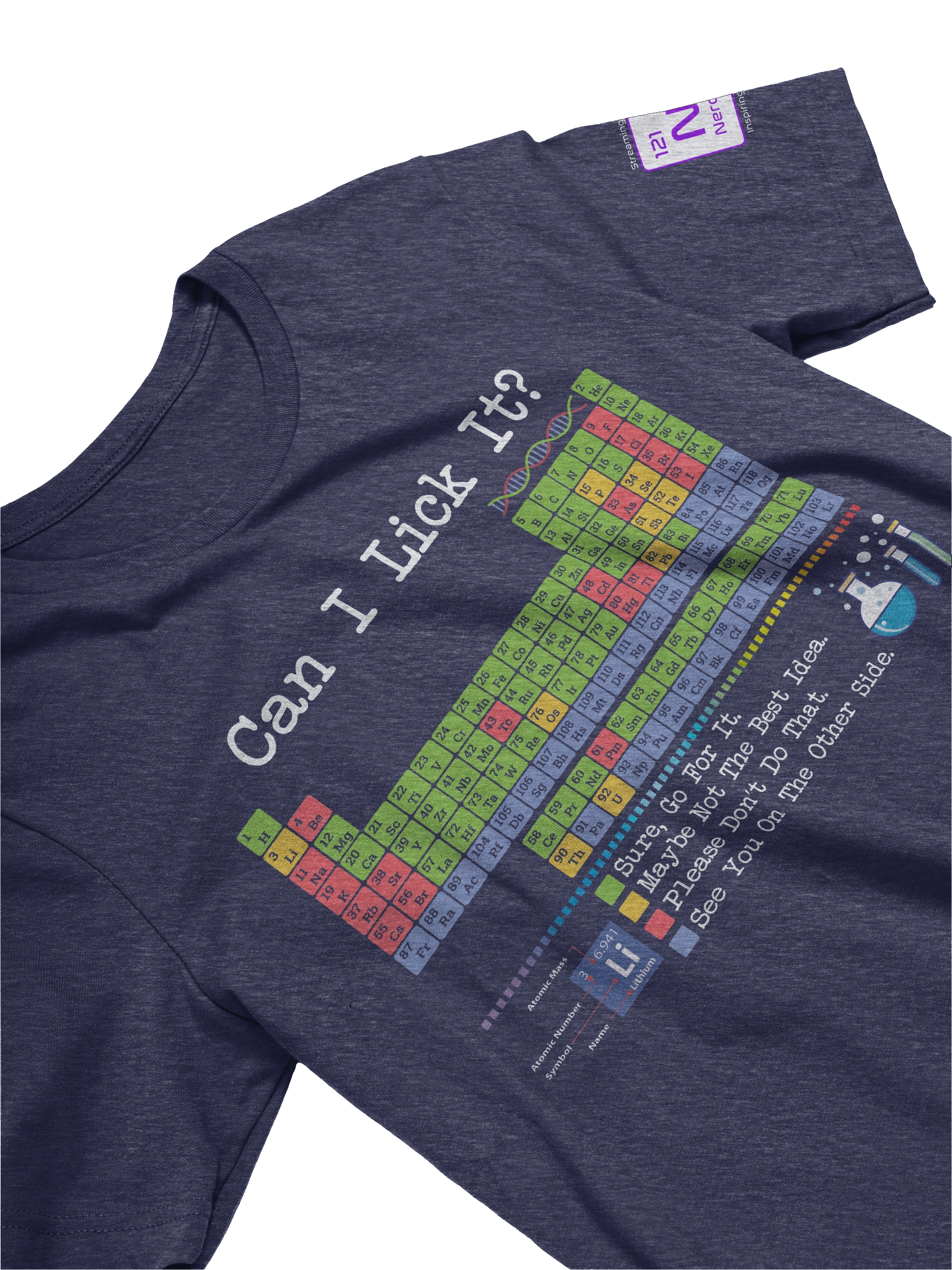 Can I Lick It? Ladies Tee - White Text product image (3)