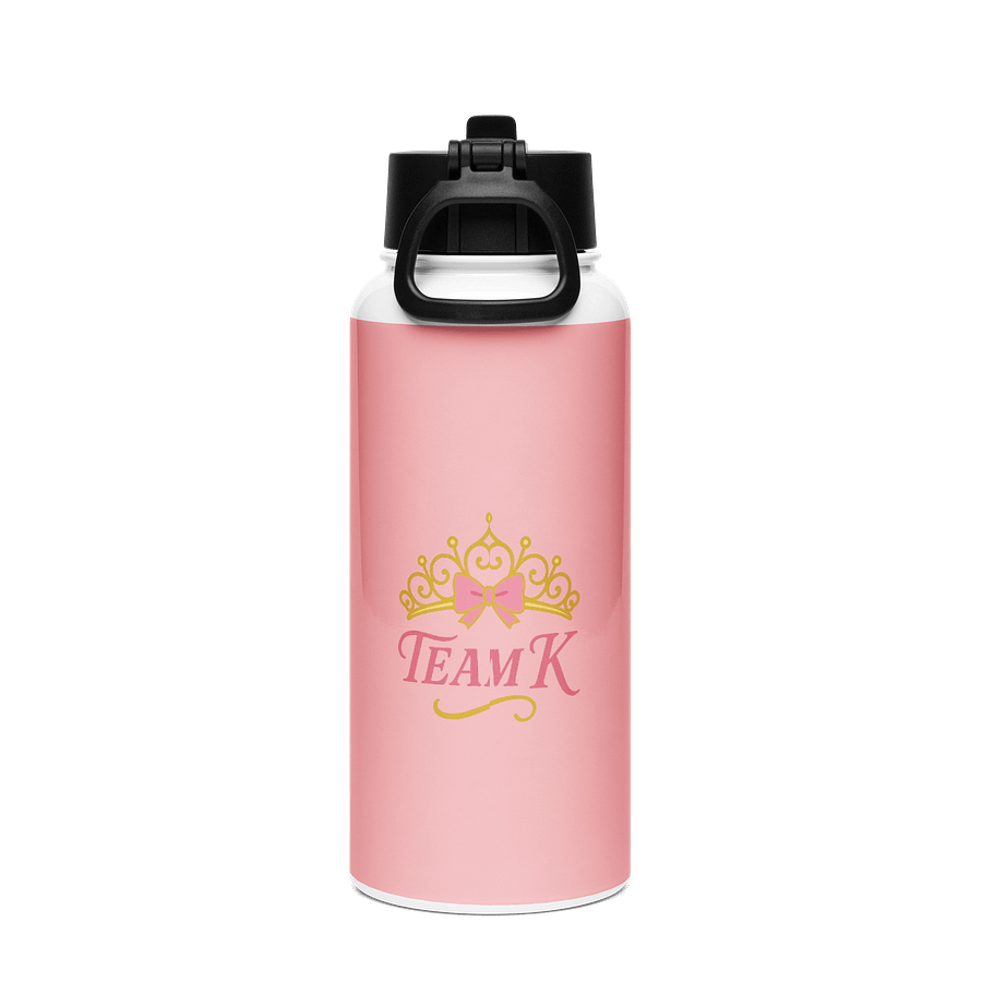Team K (V-1) Stainless Steel Water Bottle with a Straw Lid product image (2)